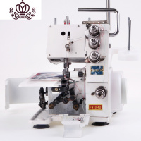 封后锁边机家用四线可当三线包缝拷边码边缝纫小型电动衣车sbj 升级版白色四线ED灯电机180W缝纫机
