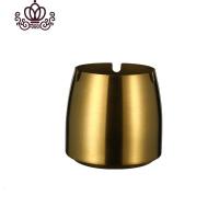 封后(FENGHOU)封后不锈钢烟灰缸家用加高防风大号烟蛊烟缸创意送礼定制餐厅网吧烟缸 大号加高圆锥烟灰缸本色摆件