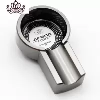 封后季风jifeng便携金属雪茄烟灰缸 时尚迷你mini雪茄烟灰缸 小 银色摆件