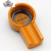 封后季风jifeng便携金属雪茄烟灰缸 时尚迷你mini雪茄烟灰缸 小 黄色摆件