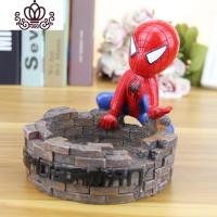 封后创意个性潮流蜘蛛侠多功能烟灰缸大创意家居桌面摆件装饰品工艺品 深色