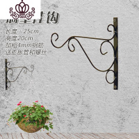 封后吊篮花盆 绿萝编 吊盆 垂吊 盆 吊花盆 悬挂 式 吊兰花盆 黑色墙壁挂钩 中等花盆容器