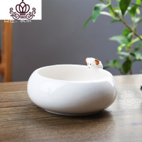 封后可爱卡通多肉小花盆陶瓷透气创意个性室内肉肉植物拇指盆 DY-可爱4 中等花盆容器