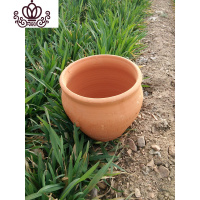 封后(FENGHOU)封后红陶花盆老式泥瓦盆土陶花盆粗陶陶罐大花盆 超低价口径18厘米高19厘米 中等花盆容器