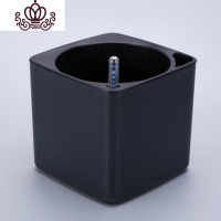 封后正方形树脂白色创意多肉水仙懒人自动吸水塑料大花盆兰花绿萝吊兰 灰色 中等花盆容器