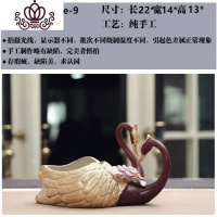 封后花盆创意个性北欧简约另类绿萝桌面盆栽欧式陶瓷大号多肉花盆 JC002金色对嘴 大