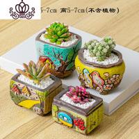 封后可爱莓水果多肉盆陶瓷大盆大号创意个性pp拼盘生石花多肉花盆 伊人花盆4件套 小