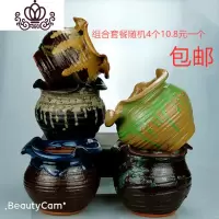 封后黑陶透气个性简约带复古可爱肉肉手工粗陶绿植特大瓷器多肉花盆 XX2 中等