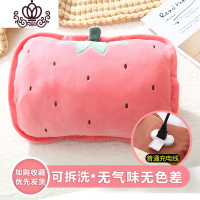 封后电热水袋防爆暖水袋暖宝宝卡通可爱毛绒电暖手宝女敷肚子注水