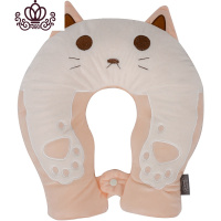 封后肩颈热敷U型热水袋女颈椎颈部注水暖水袋冲水u形环形围脖加热脖子