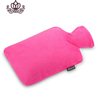 封后/百赛施德国注水热水袋防爆PVC灌水暖水袋水晶绒暖手宝充水