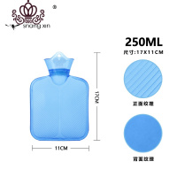 封后PVC热水袋注水大小号迷你随身暖水袋女生可爱毛绒暖手保暖用