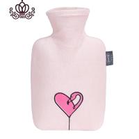 封后中号注水式热水袋灌水火烈鸟暖水袋德国TUV安全认证
