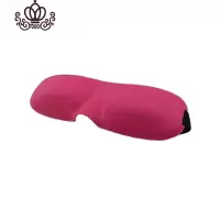 封后3D立体睡眠遮光眼罩透气男女睡觉成人夏天舒适护眼隔音耳塞套装 玫红色收藏送耳塞