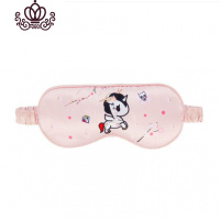 封后卡通眼罩睡觉舒适夏天睡眠遮光透气可爱少女冰丝学生午休 Sakura粉色
