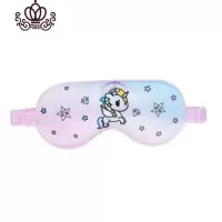 封后卡通眼罩睡觉舒适夏天睡眠遮光透气可爱少女冰丝学生午休 StarFairy渐变色