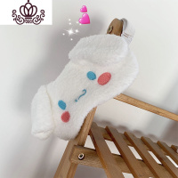 封后韩国ins卡通可爱玉桂狗大耳朵睡眠眼罩软妹女学生午休睡觉遮光 玉桂狗眼罩(不加冰袋)