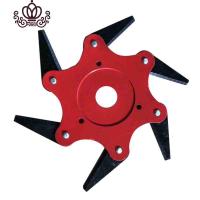 封后(FENGHOU)封后割机新款打头六叶刀头除头打盘绳 割机打头通用配件 六叶刀打草头割草机/草坪机