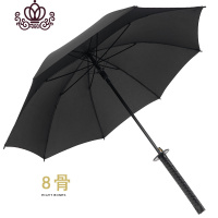 封后武士长柄雨伞男刀伞刀柄个性创意男士动漫24骨大号复古剑伞帅气