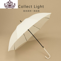 封后八骨防风雨伞晴雨两用女全自动日系长柄ins复古英伦直杆大黑