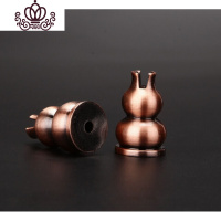 封后香薰炉薰香炉熏香炉香具插香炉檀香炉葫芦香托盘香架香盒香盘香插 红古铜葫芦