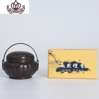 封后纯手工镂空仿古纯铜暖手炉家用室内盘香炉檀沉香薰炉檀香炉熏香炉 款式5加盘香香薰灯炉/器具