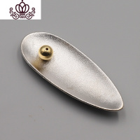 封后创意日式香插 禅意 卧香插香座香托室内家用沉香檀香熏香炉线香插 C8镀银圆珠香插香薰灯炉/器具