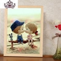 封后5D动漫卡通钻石画可爱小人物小幅满钻点画贴钻十字绣2019