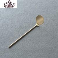 封后纯铜香灰压灰押香炉灰整平器香篆香拓打篆拓香炉工具香具 长柄灰压(可折)香薰灯炉/器具