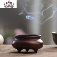 封后小号纯铜香炉家用室内檀香炉供佛茶道创意香薰炉供奉熏香炉 单炉
