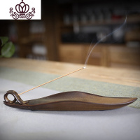 封后沉香线香插香座陶瓷檀香炉仿古摆件熏香炉家用室内净化空气 陶瓷香插香薰灯炉/器具