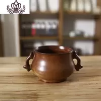 封后贡香炉 香炉陶瓷仿古檀香盘香炉家用茶道焚香炉居室香薰炉 鱼耳炉(小)香薰灯炉/器具