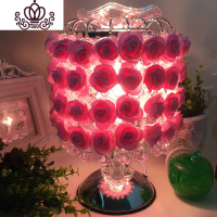 封后熏香炉机卧室床头灯生日结婚女生玫瑰花灯插电精油香薰灯开学 钻石玫瑰粉色(调光开关)