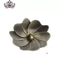 封后(FENGHOU)封后仿古香炉家用室内纯铜居室檀香盘香炉供佛茶道莲花沉香线香插香座 古铜色樱花香盘+水滴香插香薰灯炉