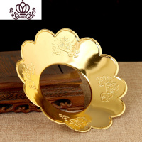 封后弘慧堂佛具 4-8寸铜合金炉围 香灰托 香炉 炉围 加厚型香炉罩 4寸内径6.5厘米香薰灯炉/器具