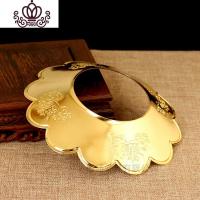 封后弘慧堂佛具 4-8寸铜合金炉围 香灰托 香炉 炉围 加厚型香炉罩 6寸约内径11厘米