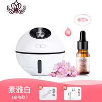 封后(FENGHOU)充电车载香薰机香薰加湿器精油专用香薰灯家用卧室浪漫喷雾熏香炉 白色[充电+夜灯+加湿香薰灯炉/器具