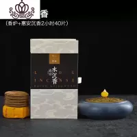 封后铜香炉纯铜檀香炉家用室内供佛茶道香薫炉沉香熏香炉盘香炉 [烧蓝莲心款]香炉+惠安沉香香薰灯炉/器具