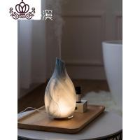 封后琉璃香薰机家用卧室精油超声波香薰加湿器插电喷雾香薰香炉灯 琉璃香薰机+甜橙精油5+薄荷精油5