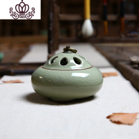 封后香薰炉陶瓷佛具手工仿古纯铜薰香线香檀香沉香香炉 哥米