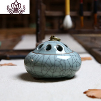 封后香薰炉陶瓷佛具手工仿古纯铜薰香线香檀香沉香香炉 粉线
