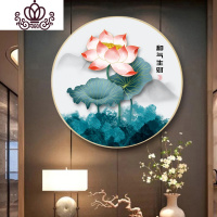 封后十字绣和气生财2019新款绣客厅手工自己绣卧室小挂件简约现代线绣 大格丝线60×60CM印花四股绣