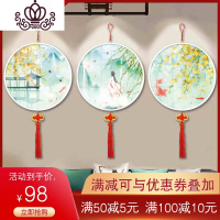 封后绣2019新款线绣客厅小件中式风景新手小幅简单自己绣手工挂件 [十年匠心][无需裱框,安装简单,高清玻璃,防水防尘]