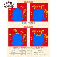 封后十字绣小件新手可爱新款客厅简单线绣卧室小幅猪2019手工一对挂件 纯线绣版-棉线-仿竹绷-2副[送流苏+挂绳]