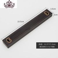 封后黑檀木卧香盒 家用室内线香插 木质线香炉檀香沉香卧香盒 如意香盒