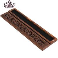 封后(FENGHOU)封后鸡翅木原木卧香炉实木镂空家用香炉香器线香盒香座沉香熏香道 鸡翅木原木卧香炉-葵草纹香薰灯炉/器