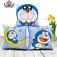 封后抱枕十字绣新款2019情侣闺蜜简单绣一对可爱卡通动漫自己车用靠垫 飞翔+卖萌一对枕套