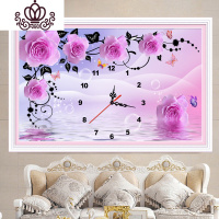 封后(FENGHOU)钻石画2019年新款5D满钻客厅卧室十字绣闹钟钟表贴钻点钻砖石贴 满钻全贴[80*50厘米]钻量多