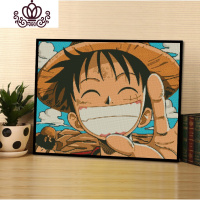 封后5d钻石画卡通动漫儿童房卧室满钻圆钻小幅点钻贴十字绣 魔方圆钻满钻70*90CM