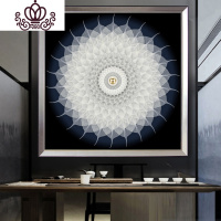 封后KS十字绣2019新款绣小件简约花卉客厅玄关菩提树叶小 [2020送鹤剪]HH0861图片珍珠菩提叶中格3股[长绒棉